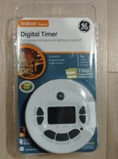 Digital Timer Turn Lamps Fans and Seasonal Lighting On and Off 7 Day Programmabl