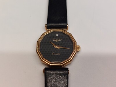 Longines Vintage Damenuhr Quarz (Batterie) Formgehäuse 21mm mit Box