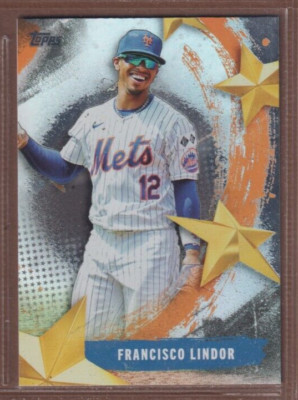 MLB TOPPS 　FRANCISCO LINDOR　HFA SSP 2025 Topps Stars of MLB #SMLB11 Francisco Lindor - New York