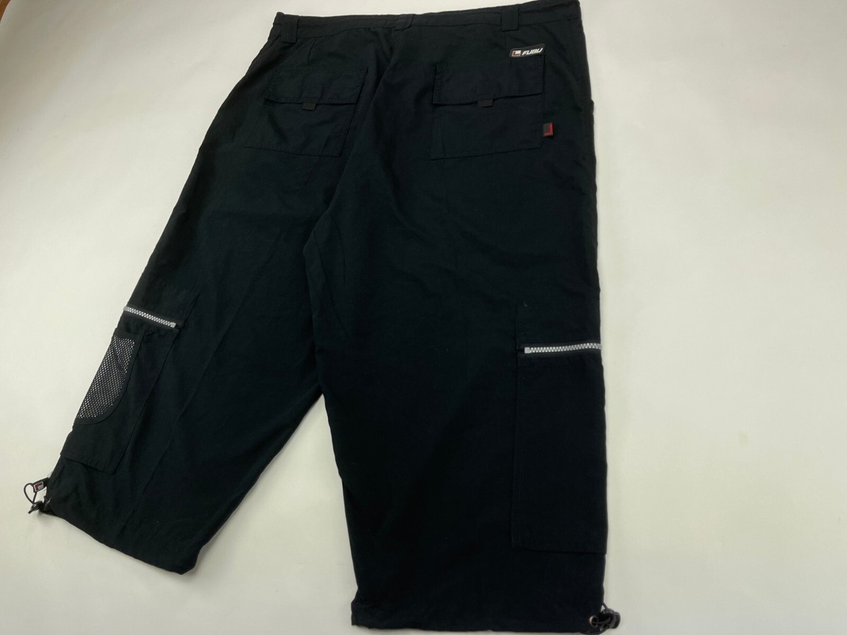 ア*ン様 fubu 90s 90年代 Hiphop ダークブルー ショートパンツ FUBU shorts, black, vintage Fubu jeans shorts 90s hip hop
