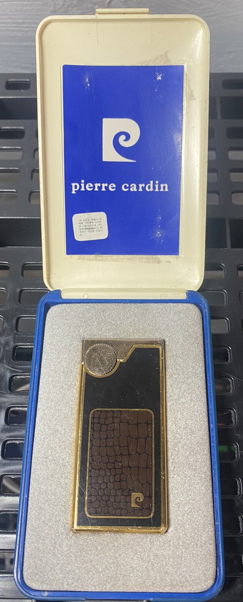 Vintage Pierre Cardin Gold Comet Lighter with Plastic Case. | eBay