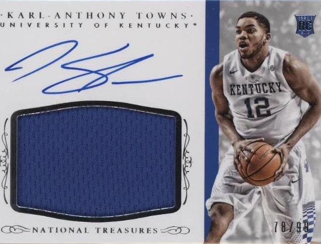 2015 Panini National Treasures College - Karl-Anthony Towns #361