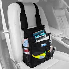 Police Car Front Seat Organizer Folding Caddy Storage For Rv Car Truck Van Suv