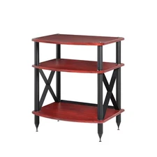 Pangea Audio Vulcan TT Turntable Stand with Vinyl Record Storage Red (DEMO)