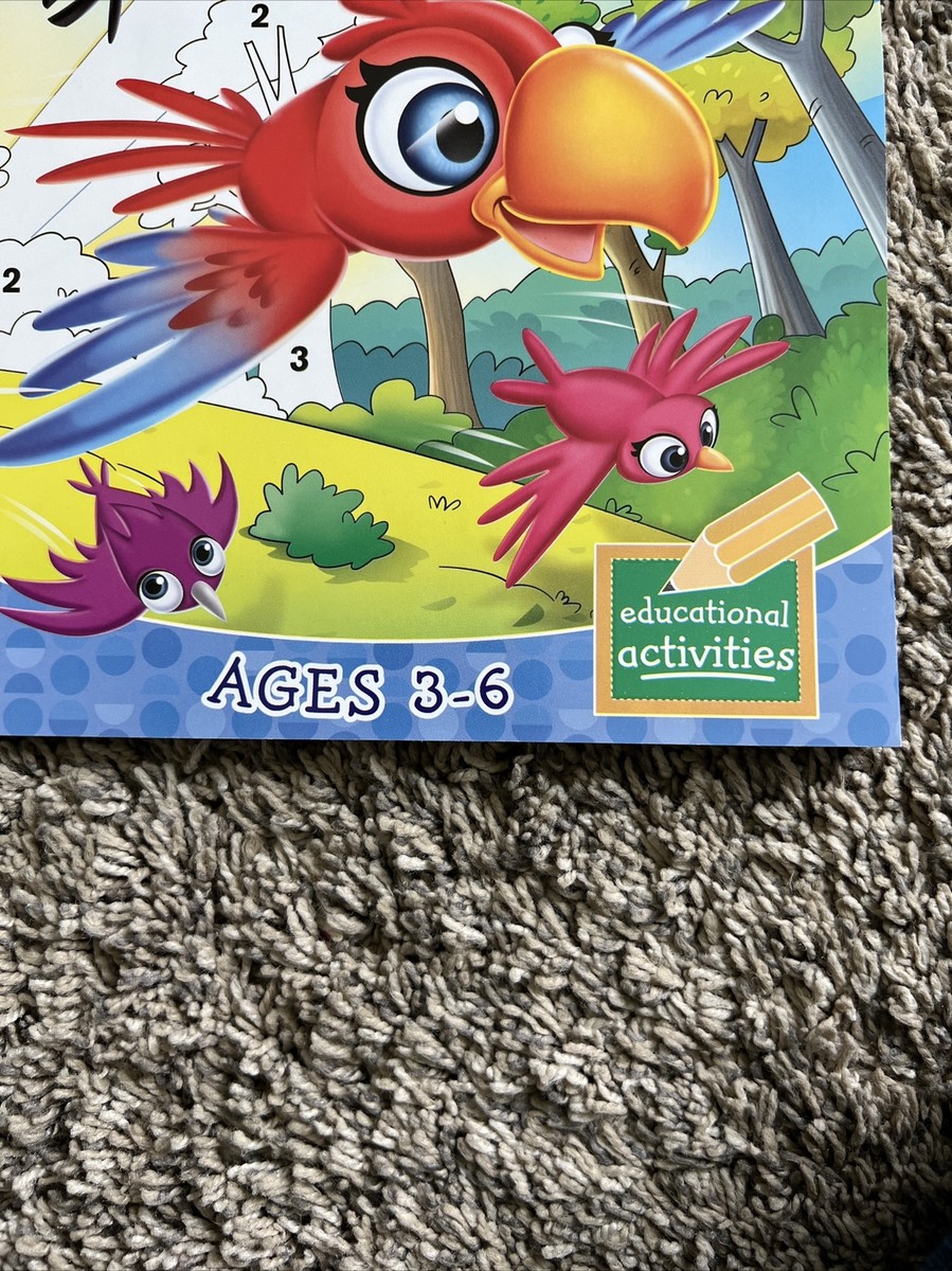 絵本・児童書 Exclusive Page for NZ Crown Jewlz Kidz Color By Number Educational Activity Book