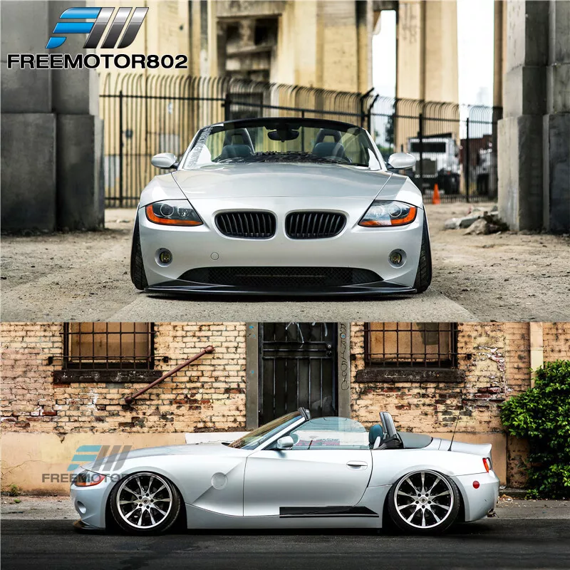 Fit 2002 2005 BMW E85 Z4 Euro DS Style PU Front Bumper Lip Spoiler