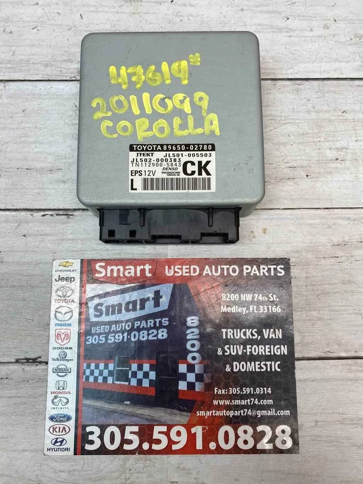 Toyota Corolla 2014 2015 módulo de control electrónico de dirección asistida OEM 8965002780 Foto 2 de 4