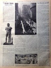 1915 WW1 Cyrene Discovery Article Alexander the Macedonian Celio Hospital