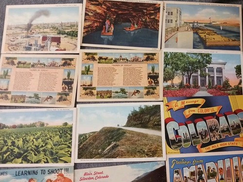 Postcards: 94 WWII Military & Tourist- 25 Folding Postcards: Vtg&Chinese-History - Picture 22 of 23