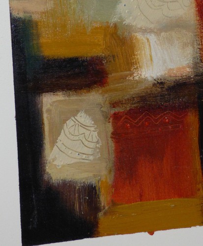 Ludmila Curilova Dame in weißem Kleid Acryl auf Papier Gemälde gelistet Künstler - Bild 5 von 7