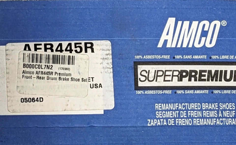 Drum Brake Shoes for 1973-99 Chrysler Dodge Plymouth Mopar Hemi front rear - Image 4 of 4