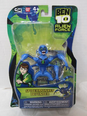 NOS Cartoon Network Ben 10 Alien Force Spider-monkey Defender 2010 Bandai Sealed