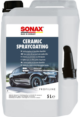 SONAX 02575000 Ceramic SprayCoating 5 l PE-Kanister