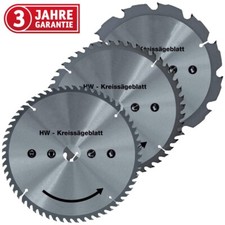 Walter HW-S&auml;geblatt 3- tlg. Set 160 mm 12, 48, 60 Z&auml;hne