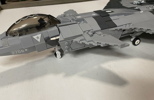 J-20 J20 Stealth Fighter Jet Building Blocks MOC Military 926 piece model Bricks - Picture 11 of 22