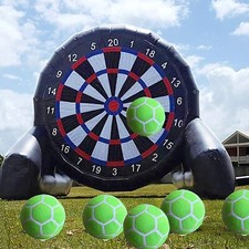 Giant Inflatable Dart Board 3M/9.8ft High For Soccer Football Game 110V Blower