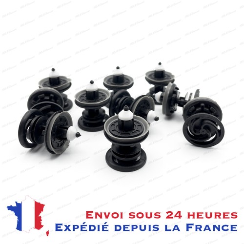 Lot de 10 CLIPS DE FIXATION POUR PANNEAU DE PORTE AUDI SEAT VW OEM 7L6868243 - Bild 2 von 8