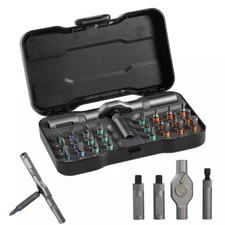 24 in 1 Magnetic Screwdriver Set, DIY Ratchet Screwdriver Set, Multi Bit Magneti