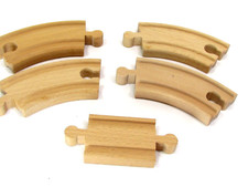 4 short curve Replacement 1 short track Thomas Brio Compatible Wooden Track
