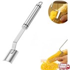 Stainless Steel Corn Peeler Long Handle Corn Cob Stripping Tool Kitchen Gadget