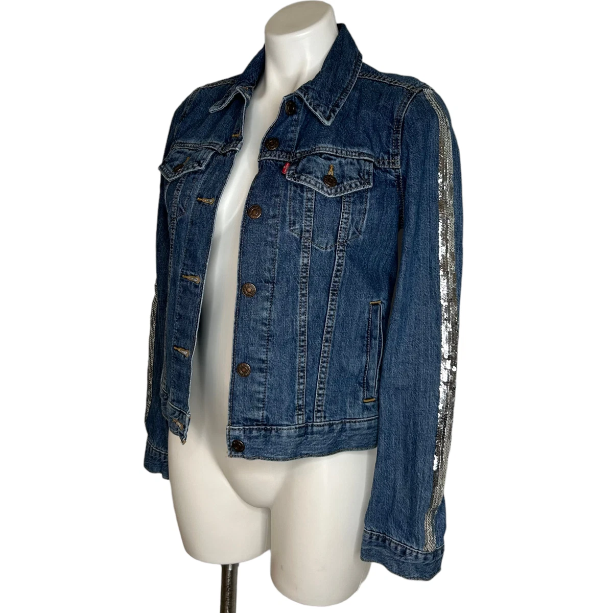 Levi's sequin jacket sale