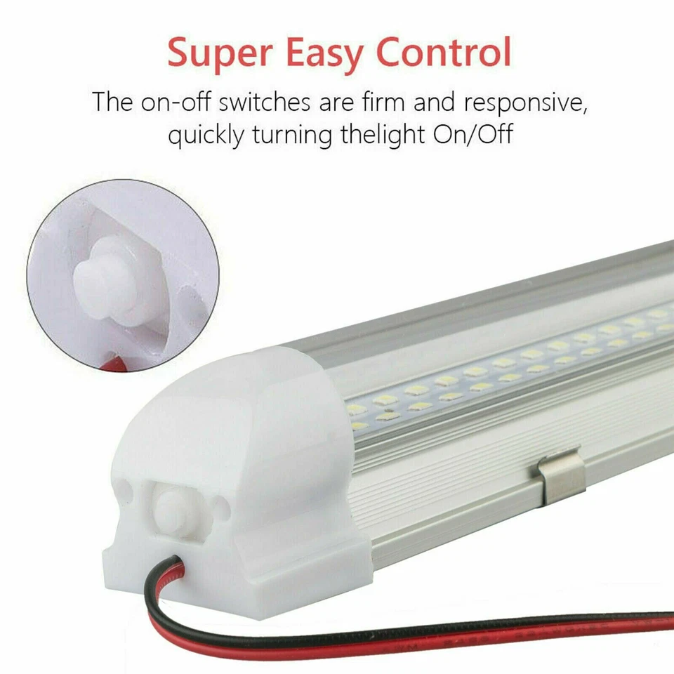 4X 12V 108LED RV Ceiling Dome Light LED Interior Lighting for Trailer Camper - Image 3 of 4