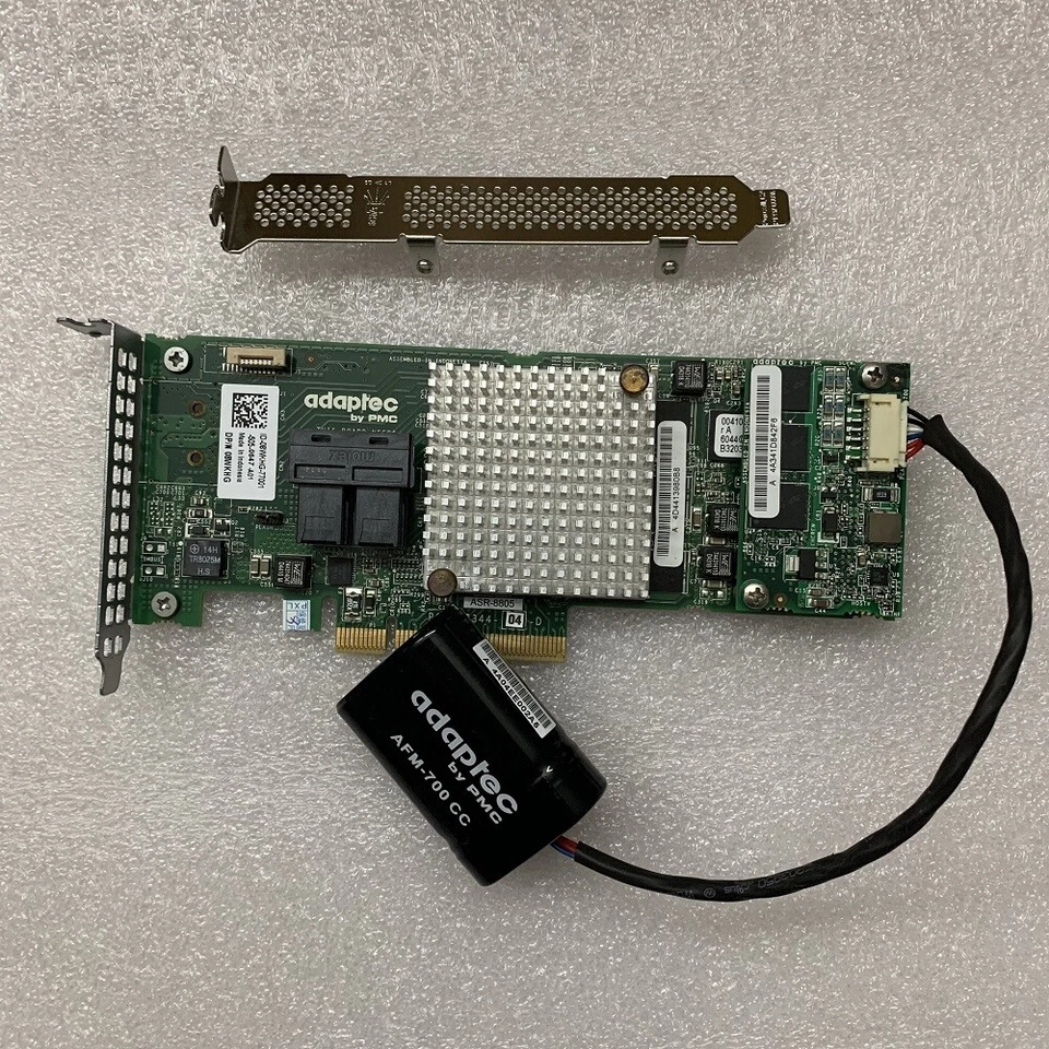 New ASR-8805 Adaptec 12 Gb/s RAID Controller Card+Flash Module AFM-700 SuperCap - Image 2 of 4