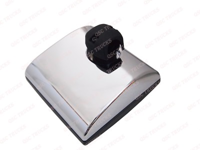 QSC Chrome Hood Mirror for International Prostar DuraStar TranStar WorkStar RH