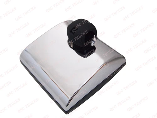 QSC Chrome Hood Mirror for International Prostar DuraStar TranStar WorkStar RH