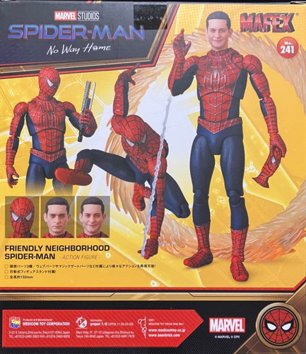 MAFEX No.241 Spider-Man: No Way Home Friendly Neighborhood Spider-Man PVC Figure - Picture 2 of 2