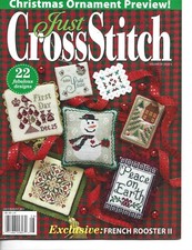 Just Cross Stitch Magazine Jul/Aug2011 Christmas Ornament Preview  More