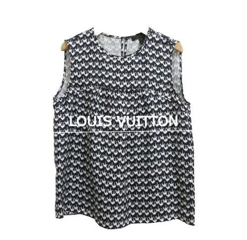 LOUIS VUITTON / 半袖カットソー/XS/シルク/SLV/無地/RW162W ONQ FAKM09 LOUIS VUITTON Other Short Sleeve Top XS Silk SLV Plain RW162W ONQ