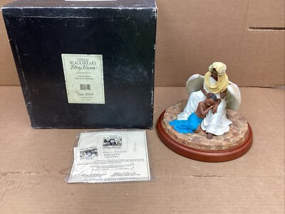 Thomas Blackshear's Ebony Visions SERENITY Ltd Edition #6308 Angel Comforts Boy