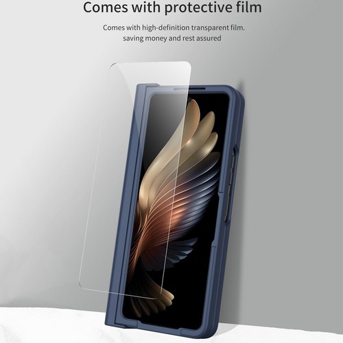 Coque Etui Antichoc Pour Samsung Galaxy Z Fold5 Fold4 3 Fente Stylo Verre Trempé - Photo 10/17