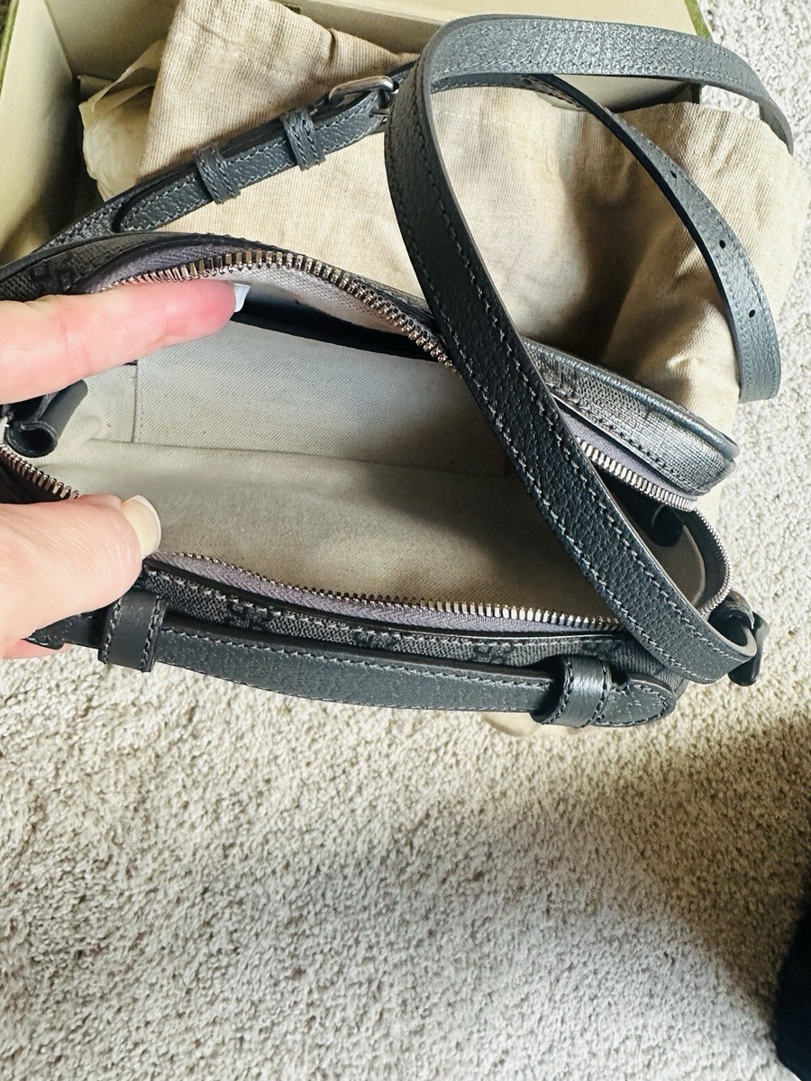 Gucci Ophidia Small Shoulder Bag / Gray | eBay