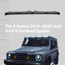 For INEOS Grenadier 2023-2026 Glossy Black Roof Light Top Lamp Four Light Bars