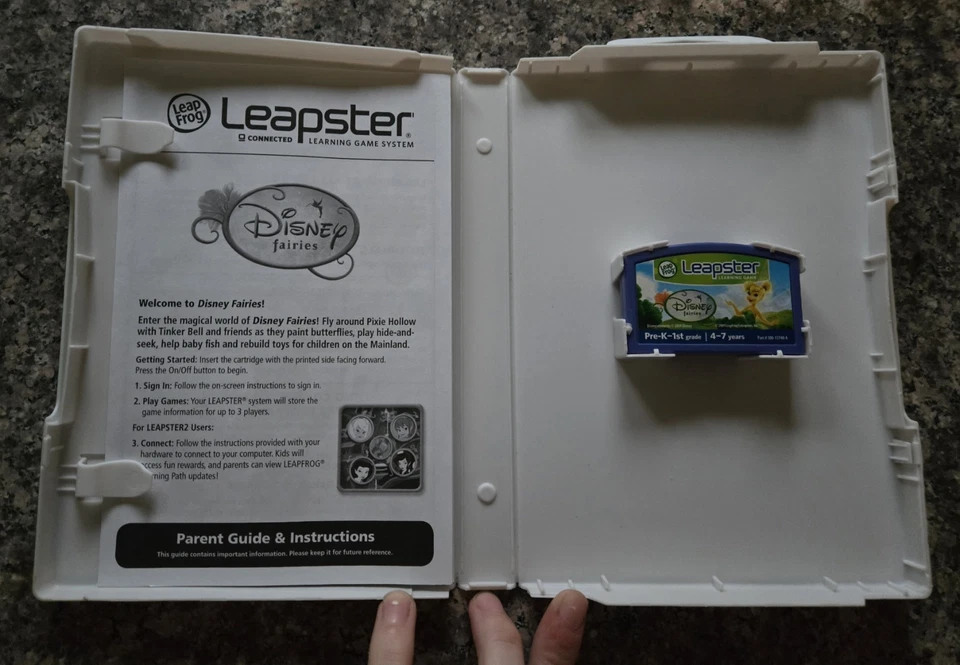 LeapFrog Leapster Learning Game Disney Fairies 4-7 years Learning Path Connected - Image 4 of 4