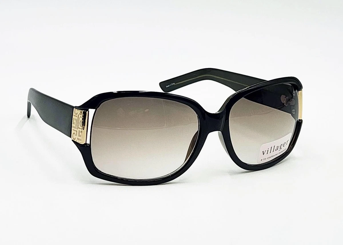 NEW Liz Claiborne Polarized Black Sunglasses with Matching Black Case Liz Claiborne Black Sunglasses for Women for sale | eBay main image 3