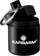 Keychain Earplug Travel Carrying Case - Convenient Metal Waterproof Keychain ...