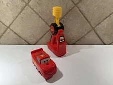 GEOTRAX TRAIN AND REMOTE - Disney Pixar Cars Lightning McQueen -Tested / Working