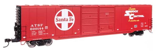 Walthers Mainline 910-3402 escala HO 60' CV doble puerta Boxcar Santa Fe #600144 | Zustand: New