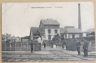 CPA SOMME D80. SAINT MAXENT. la râperie . Imp C LEGRAND BLANGY sur BRESLES