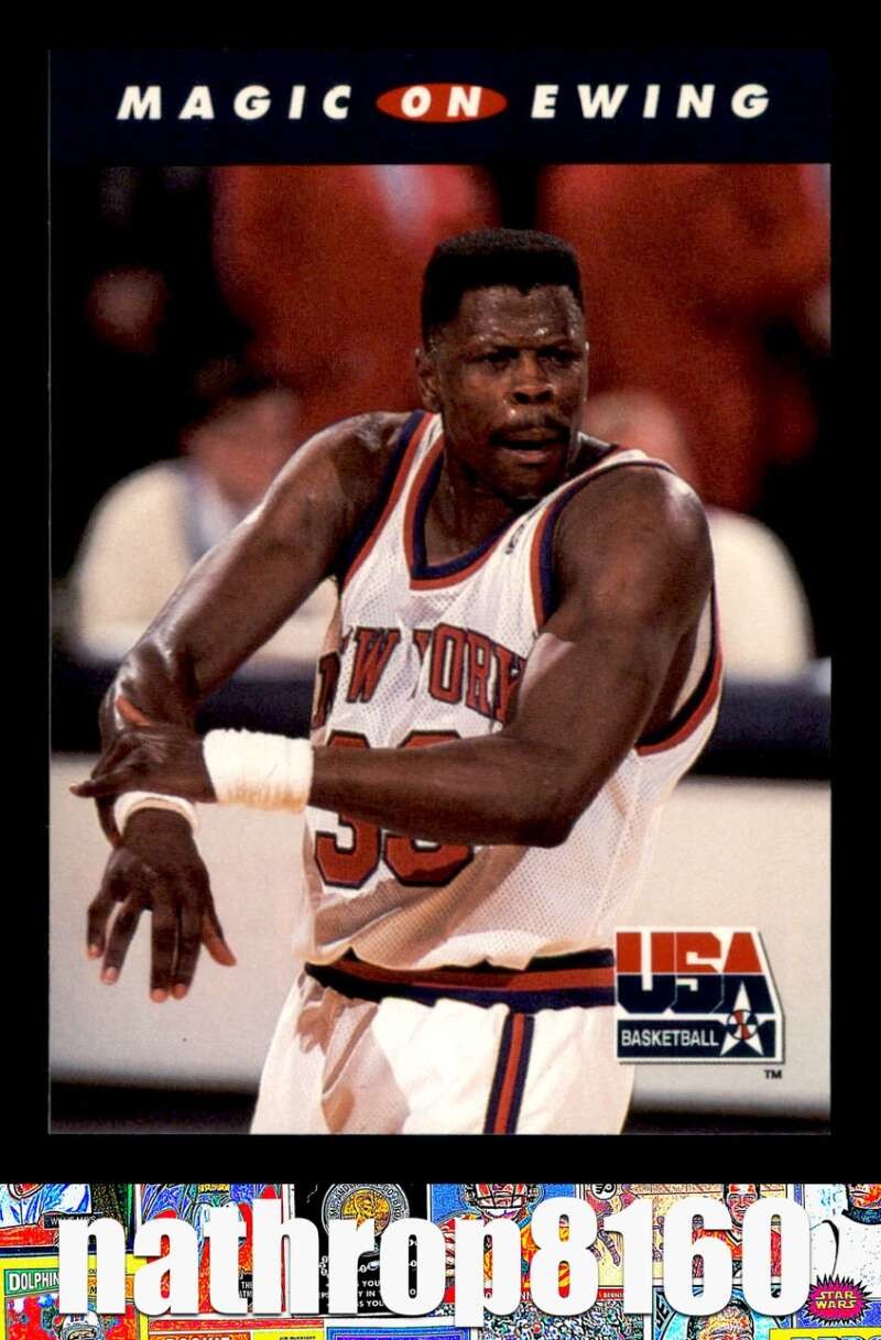 1992 SkyBox USA #103 Magic on Ewing Dream Team NM/NM+  21917
