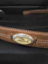 Onyx By Brighton Men’s 38 Brown Leather Belt Trinidad Deep Sea Fisherman