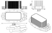 Mahle MotoröL ÖLküHler FüR Land Rover Discovery IV 09-22 LR013149