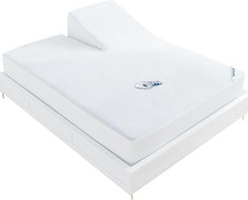 Split Head King Size Mattress Protector Waterproof,for Adjustable Bed, 34" Top S