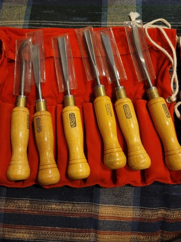 6 PC AMT CARVING TOOLS WITH 6 PC WHETSTONE KNIFE SHARPENER SET | eBay