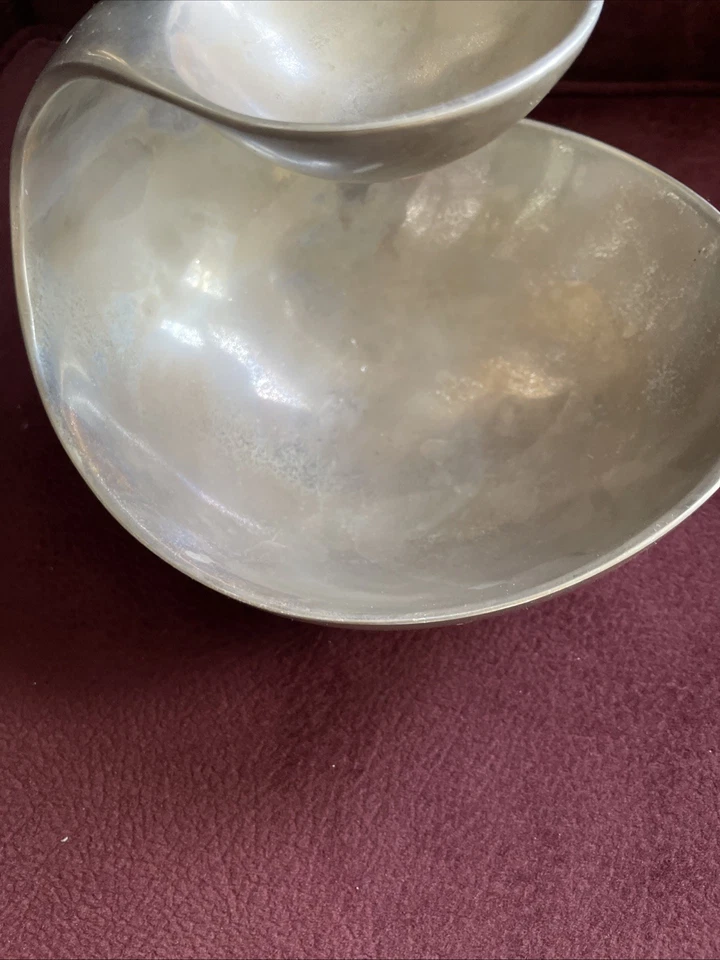 Nambe 7 Inch Scoop Server Chip Dip Wei Young Classic Silver Alloy 2011 - Image 3 of 4