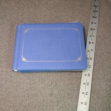 Creative Memories Sentiments Album Wedgewood Blue 5x7 Pages  Protectors NOP