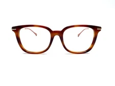 Gucci Brown Tortoise Gold Cat Eye Oversized Glasses Italy XMY11BWX 50 18 140